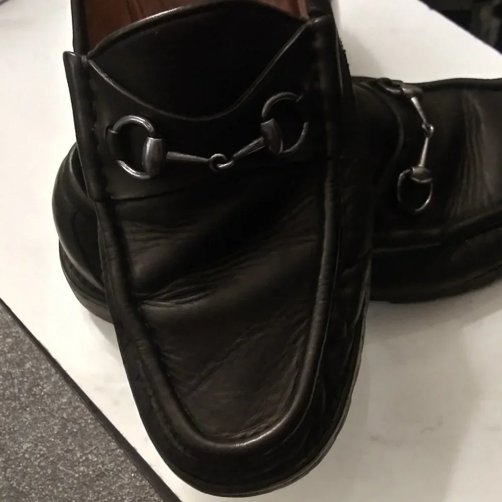 Gucci Horse Bit Loafers Size 10 - Picture 1 of 5